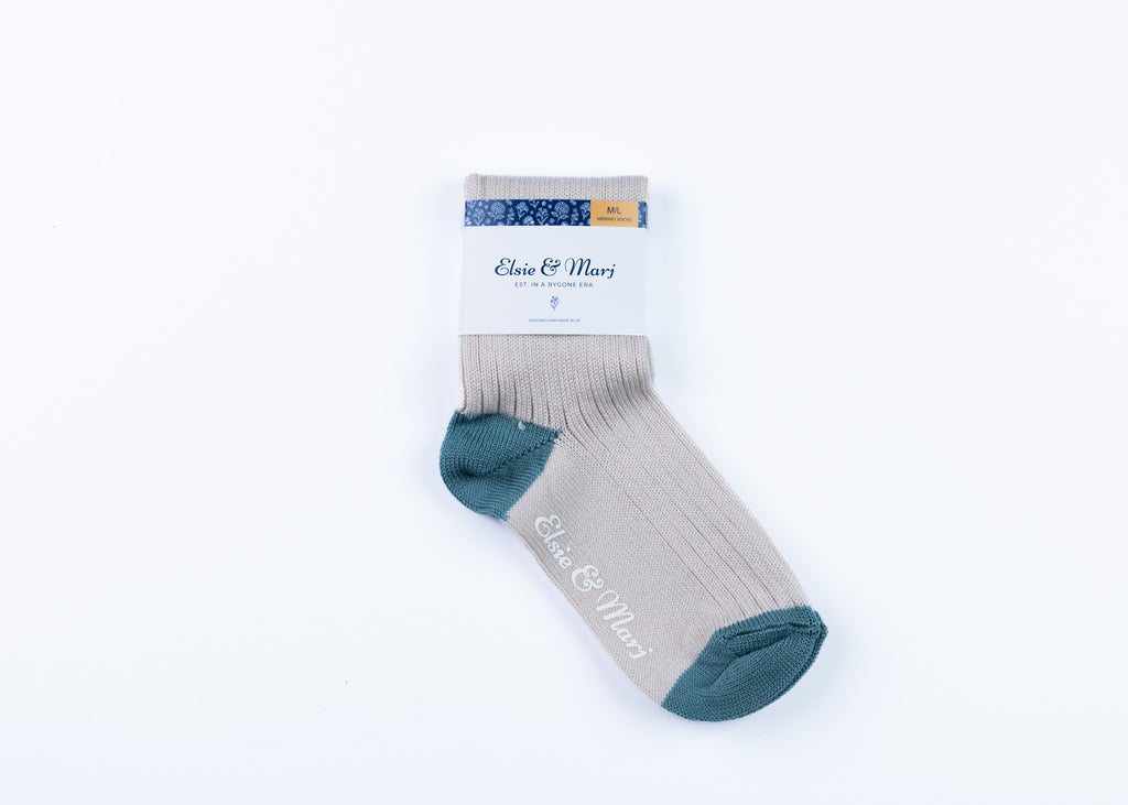 Elsie - Natural / Blueberry