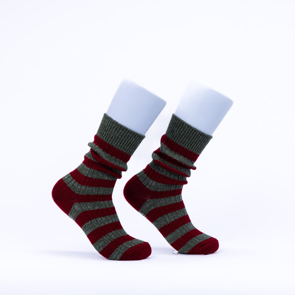 Marj - Avocat / Bordo + Lurex