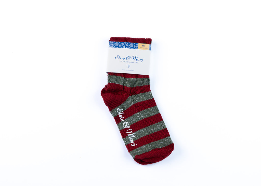 Marj - Avocat / Bordo + Lurex